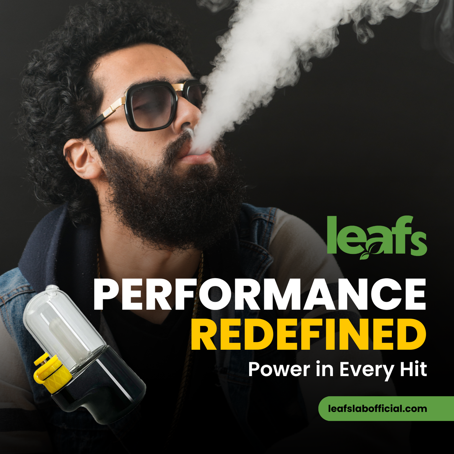 LEAFS Pro Portable Electric Dab Rig with Precise Temperature Control and Interactive LED Display 3 colors available
