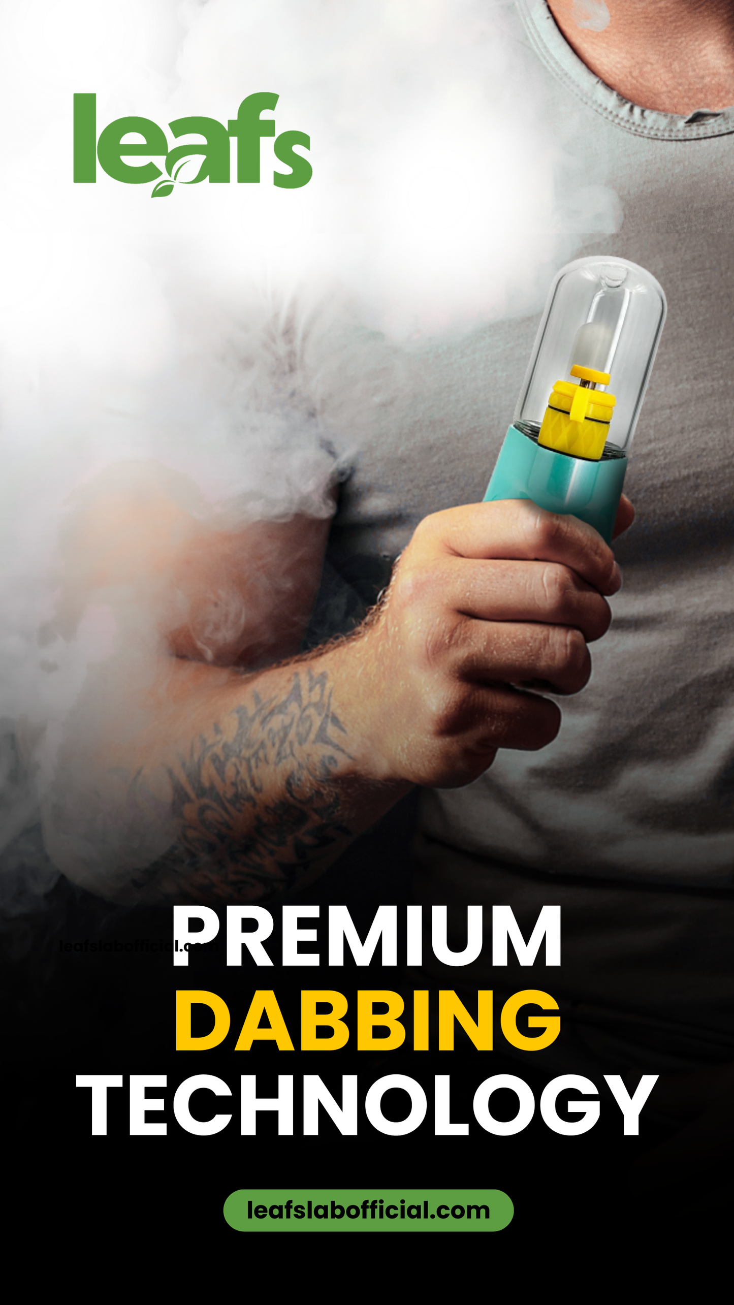 LEAFS Pro Portable Electric Dab Rig with Precise Temperature Control and Interactive LED Display 3 colors available