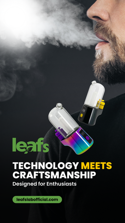 LEAFS Pro Portable Electric Dab Rig with Precise Temperature Control and Interactive LED Display 3 colors available